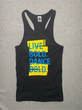 ZUMBA LIVE BOLD DANCE BOLD RACERBACK TANK SIZE XS